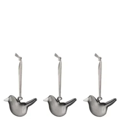 Oiva Toikka Collection glassfugler mini 3 stk grå