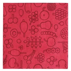 Oiva Toikka Collection serviett 33x33 cm frutta rød