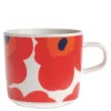 Oiva Unikko kaffekopp 20 cl rød/hvit