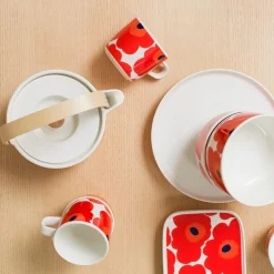 Oiva Unikko krus 25 cl rød/hvit/blå