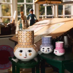 Olga vase 35 cm sand