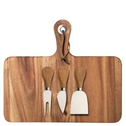 Oline ostebrett 29x25,5 cm med 3 osteverktøy