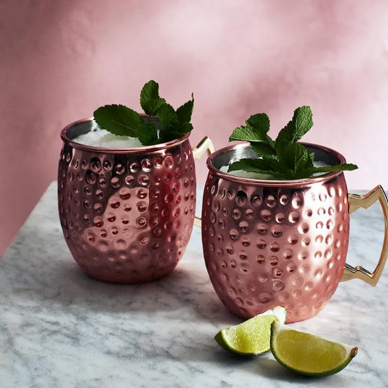 Oliver mulekopp 45 cl hamret kobber