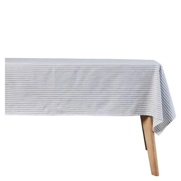 Olivia duk 220x140 cm hvit/sand