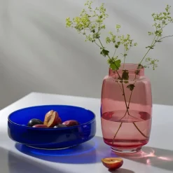 Olivia fat 26 cm blå