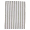 Olivia kjøkkenhåndkle 70x50 cm brede striper hvit/sand