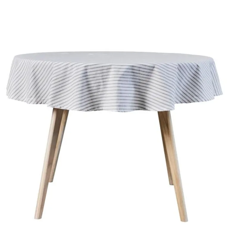 Olivia rund duk 140 cm hvit