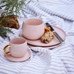 Olivia rund duk 140 cm hvit