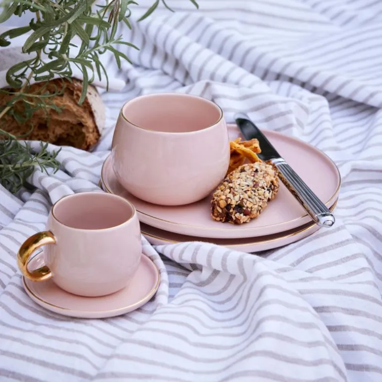 Olivia rund duk 140 cm hvit