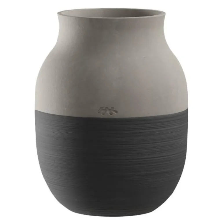 Omaggio Circulare vase 20 cm antrasittgrå