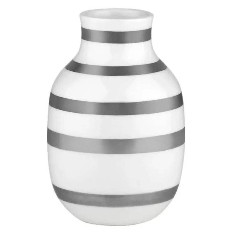 Omaggio vase 12,5 cm sølv