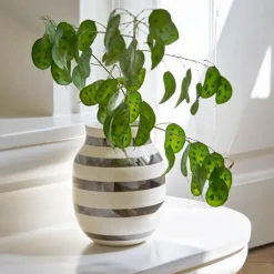 Omaggio vase 20 cm sølv