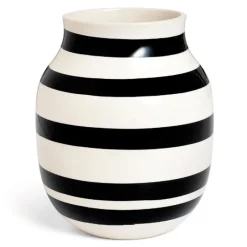 Omaggio vase 20 cm svart