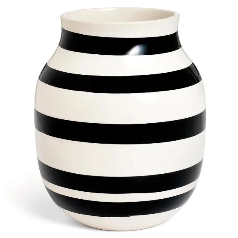 Omaggio vase 20 cm svart