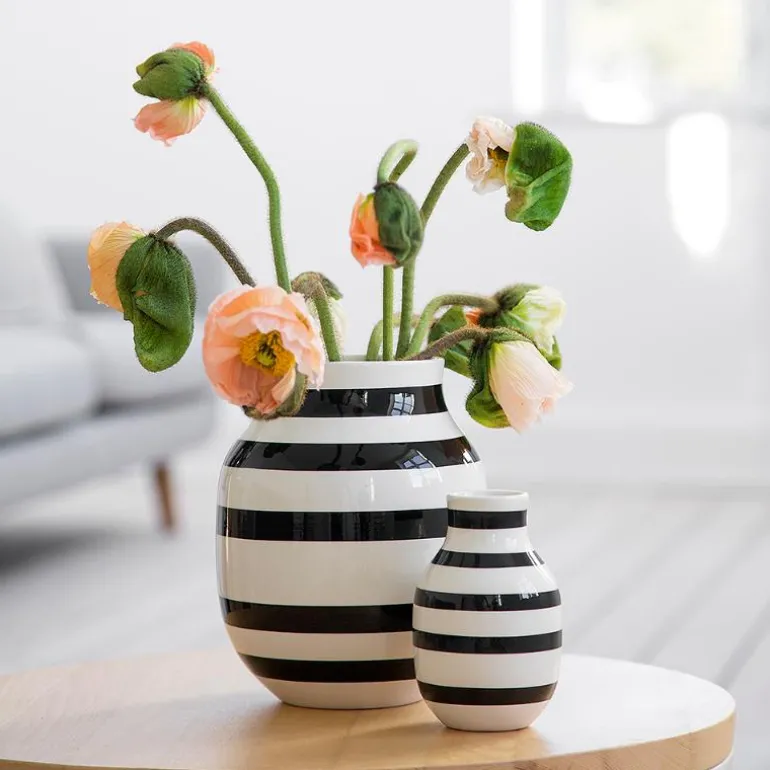 Omaggio vase 20 cm svart