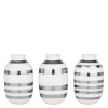 Omaggio vase miniatyr sølv 3 stk