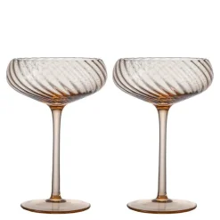 Opacity champagneglass 30 cl 2 stk fersken