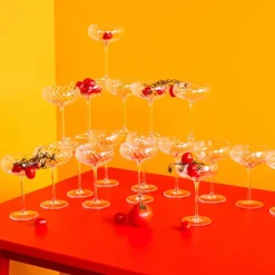 Opacity champagneglass 30 cl 4 stk klar