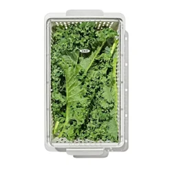 Oppbevaringsboks til kjøleskap 32x12 cm klar/hvit