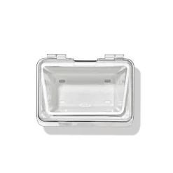 Oppbevaringsboks til kjøleskap 15,5x23 cm klar/hvit