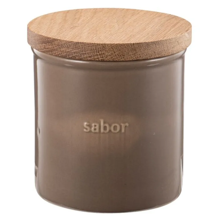 Oppbevaringskrukke 0,5L mahogany