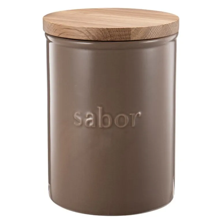 Oppbevaringskrukke 1,3L mahogany