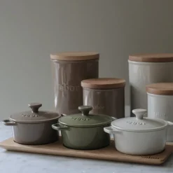 Oppbevaringskrukke 1,3L mahogany