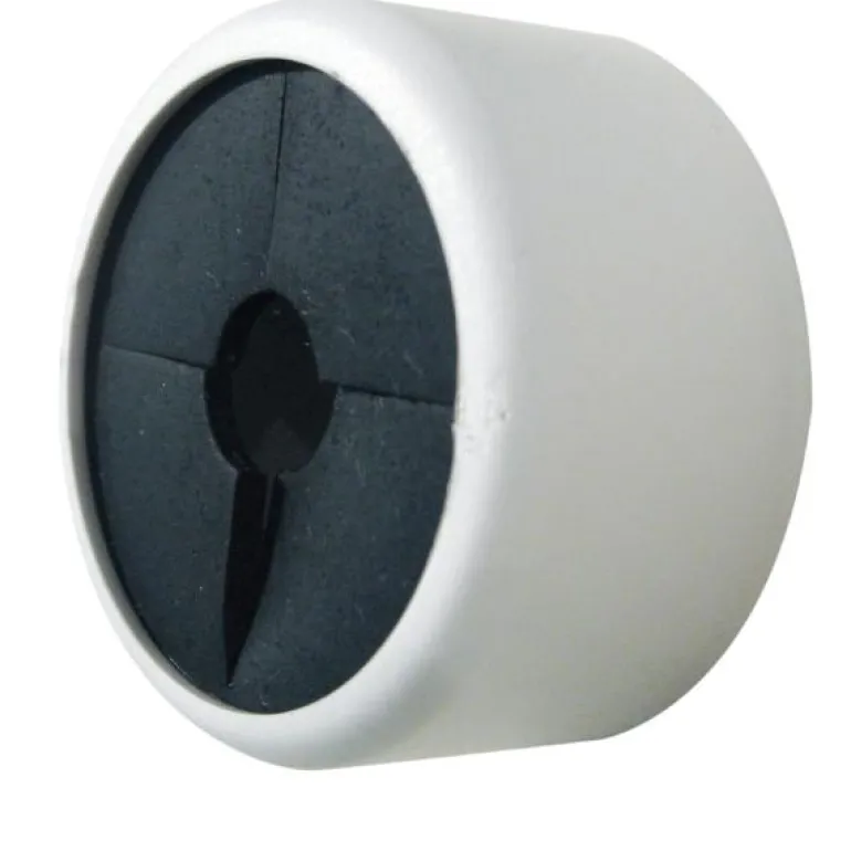 Oppheng pluring 4 cm hvit