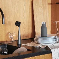 Oppvaskbørste nylon 23 cm elephant grey