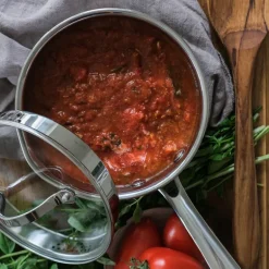 Optimal kasserolle m/keramisk belegg 1,5L blank