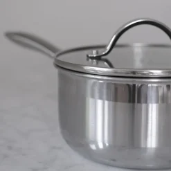 Optimal kasserolle m/keramisk belegg 1,5L blank