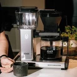 Optio kaffetrakter 1,25L polished silver