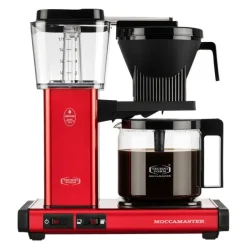 Optio kaffetrakter 1,25L rød metallic