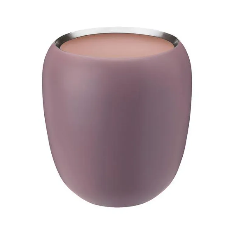 Ora vase liten 17 cm burgunder