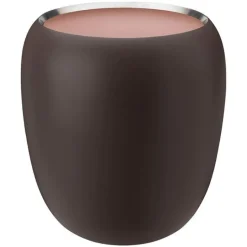 Ora vase stor 20 cm mørk burgunder