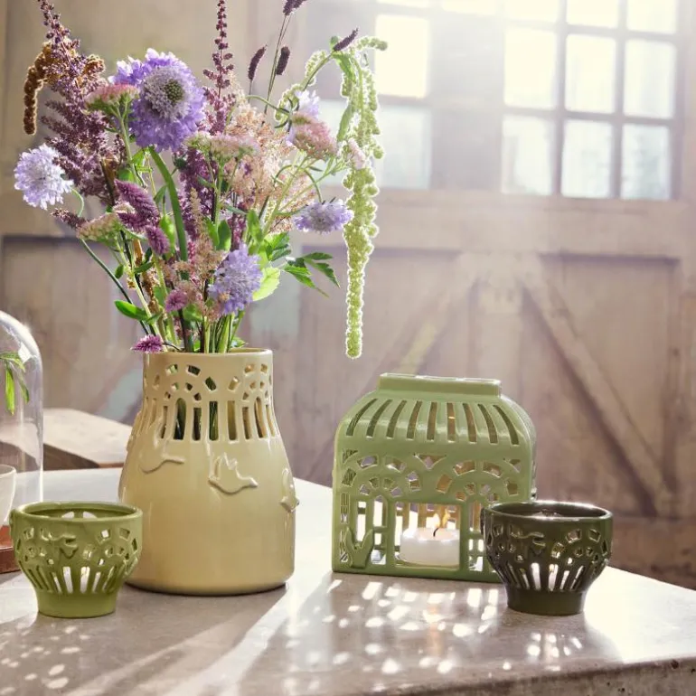 Orangery telyslykt 9,5 cm green garden