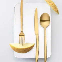 Orca bestikksett 24 deler gull