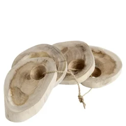 Organic eggeglass 4 stk natur