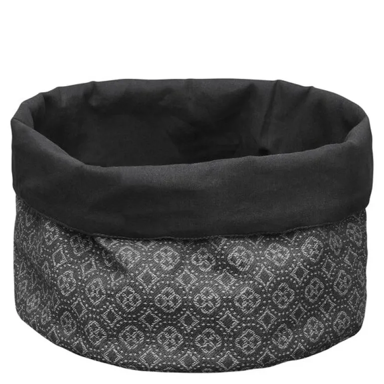 Orient tekstilkurv L 25x20 cm asfalt