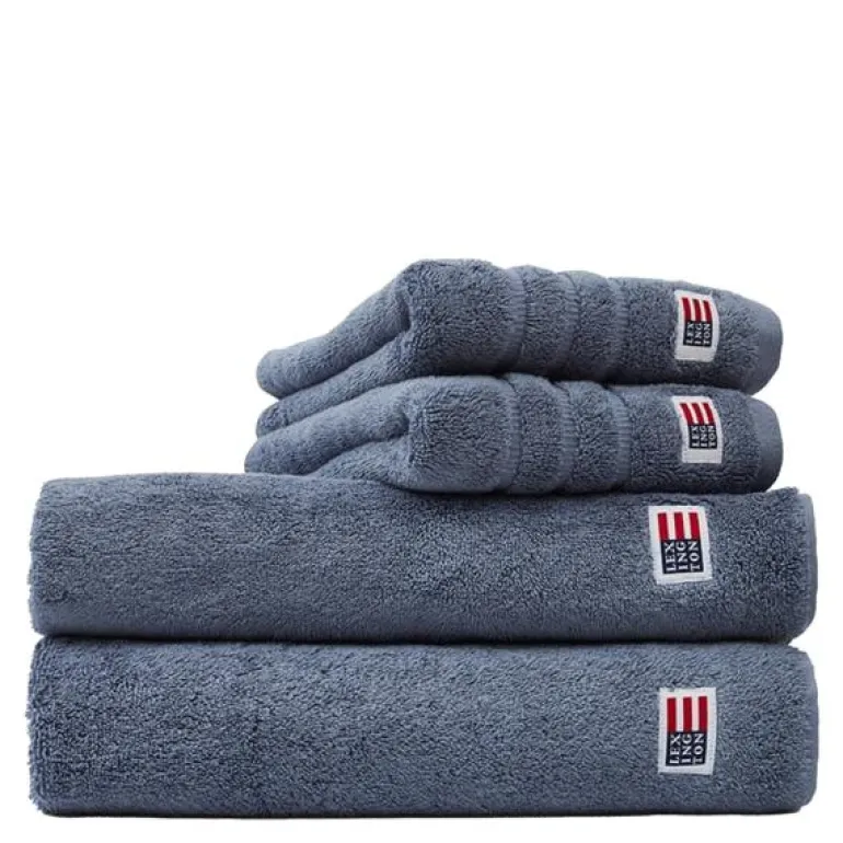 Original håndkle 30x50 cm steel blue