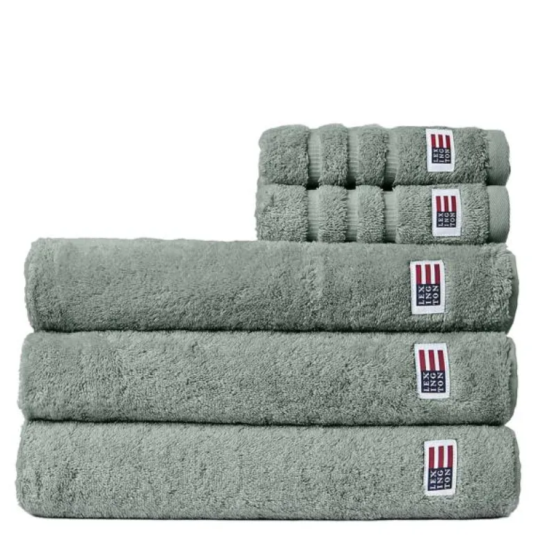 Original håndkle 70x130 cm vintage green