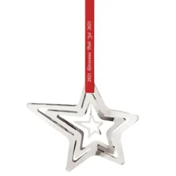 Ornament stjerneskudd sølv