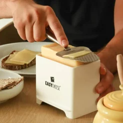 Osteklokke 1 kg hvit