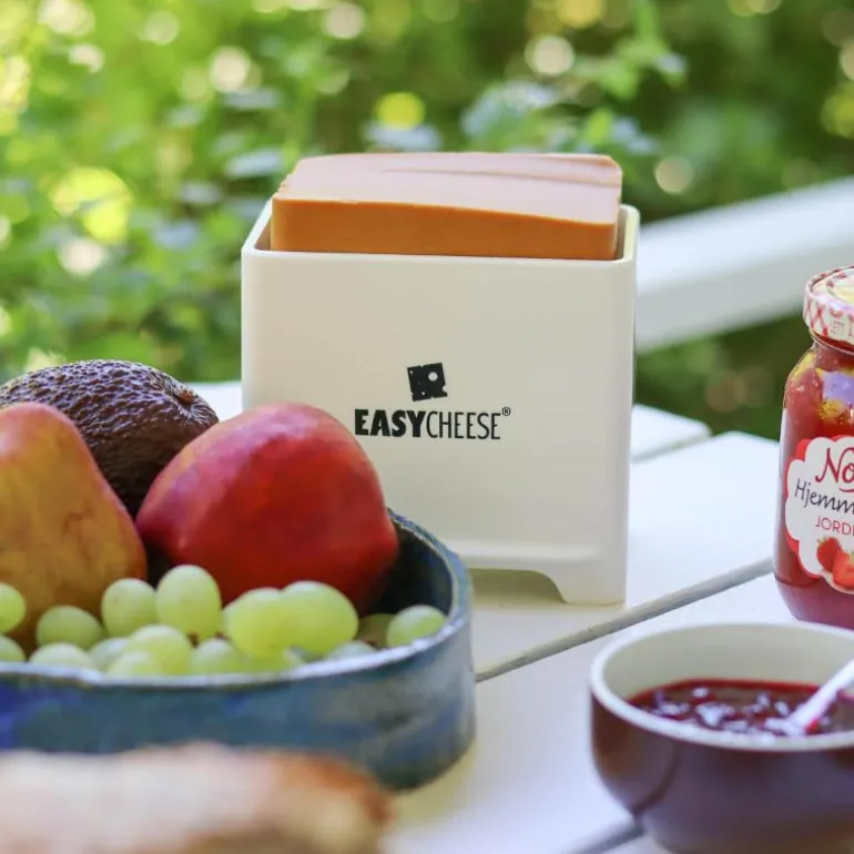 Osteklokke 1 kg hvit