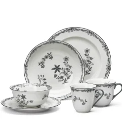 Ostindia dyp tallerken 22 cm svart