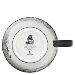 Ostindia tallerken 21 cm svart