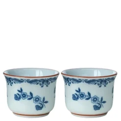 Ostindia eggeglass 2 stk blå