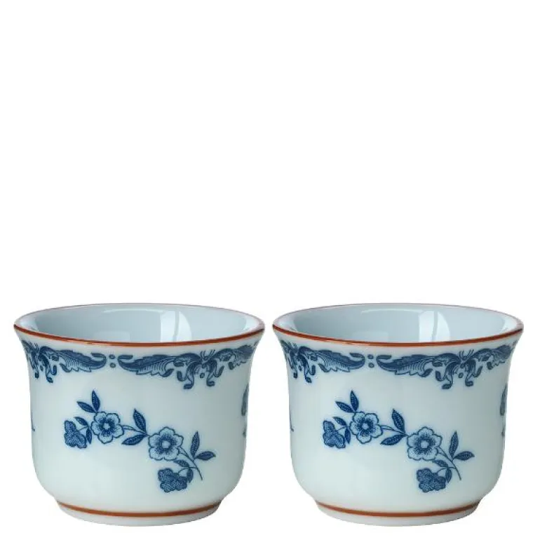 Ostindia eggeglass 2 stk blå