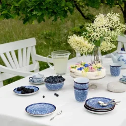 Ostindia Floris skål 50 cl blå