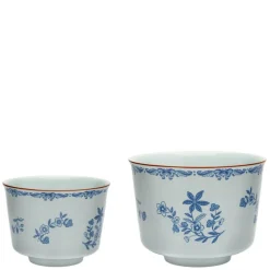 Ostindia krukke 17x13 cm blå